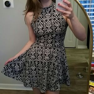 Spring turtleneck dress